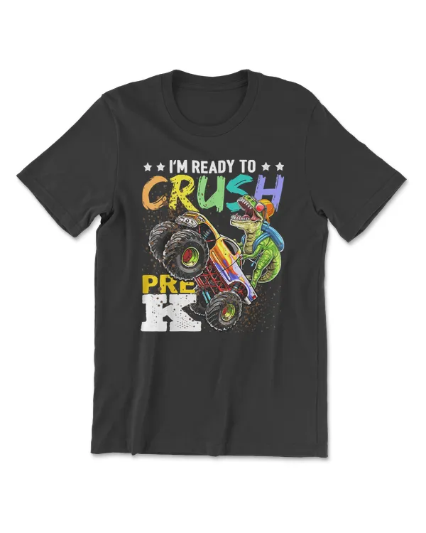 Dinosaur Crush PreK Dinosaur Monster Truck Back to School Dino