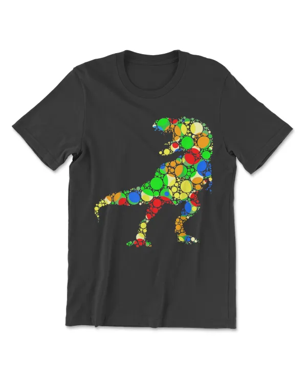 T Rex Dinosaur International Dot Day T-Shirt