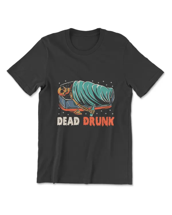 Dead Drunk Halloween Skeleton Costume Happy Halloween