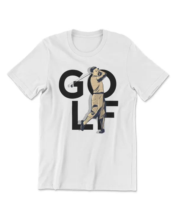 Golf Golf With Graphic Of Man Swinging 616 golfer