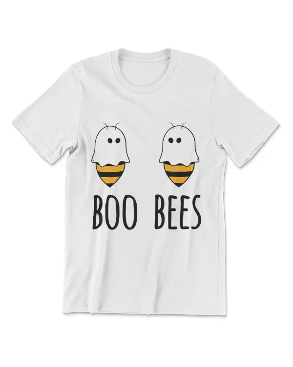 Womens Boo Bees Couples Halloween Costume For Women Funny Boo Bees T-Shirt