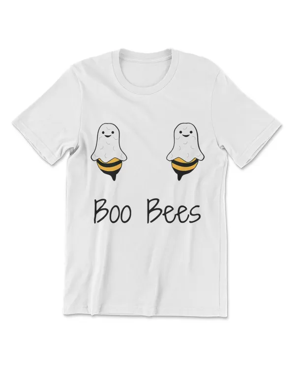 Womens Funny Halloween Gift For Women Boo Bees T-Shirt