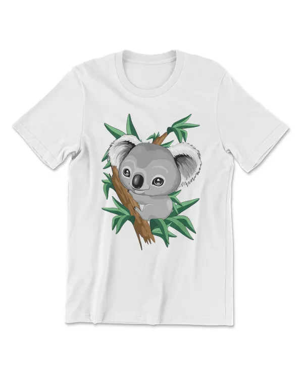 Koala Baby on the Eucalypt Branch
