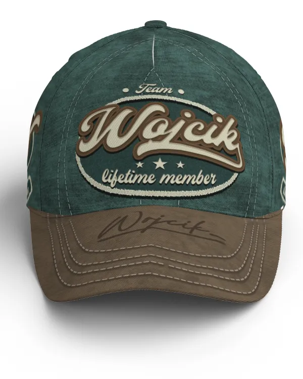 Team WOJCIK Lifetime Member Baseball Cap Na01