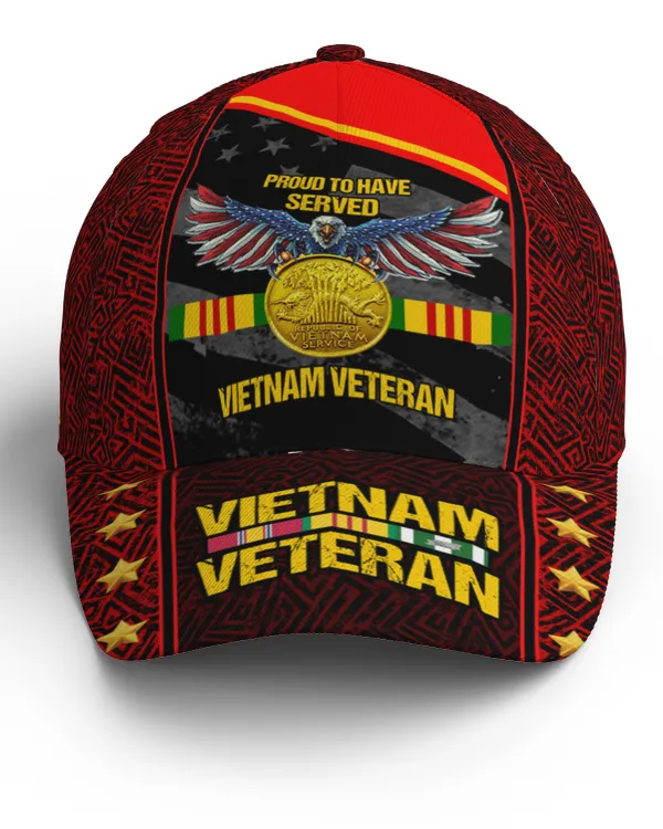PROUD TO HAVE SERVED VIETNAM VETERAN - Baseball Cap