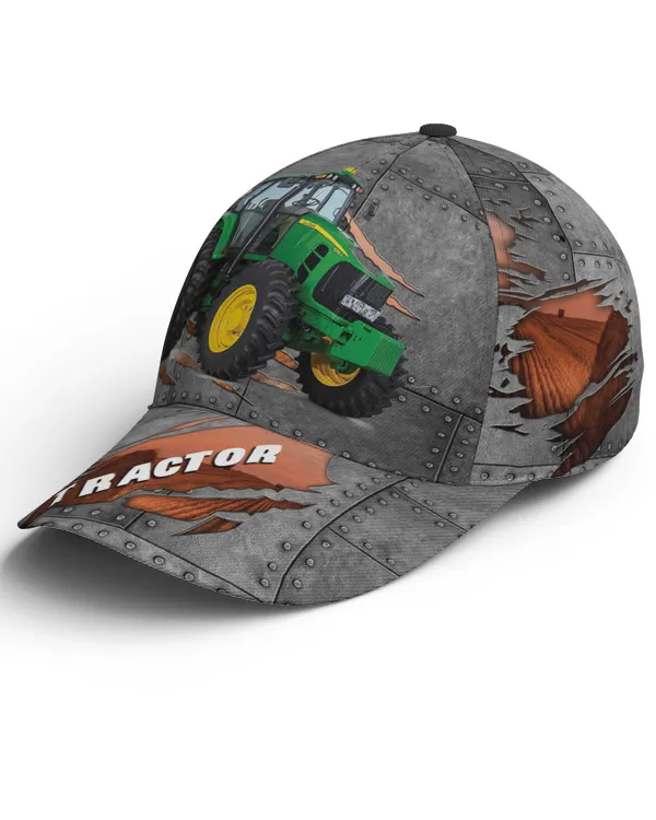 CAP10 Personalized Tractor Baseball Cap, Custom Classic Cap, Unisex Hats