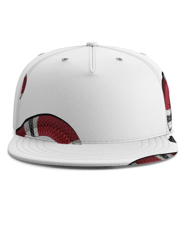 Year of the Snake 2025 Cap - Lunar New Year Snake Pattern Snapback Cap