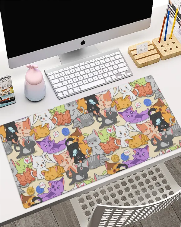 Love Cat Funny Mouse Pad