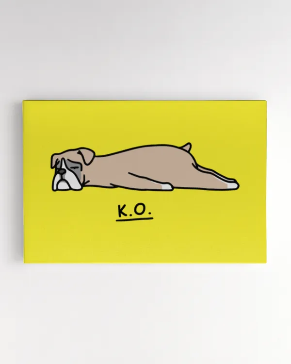 Boxer KO canvas - Ready To Hang Landscape Canvas Ready To Hang Landscape Canvas