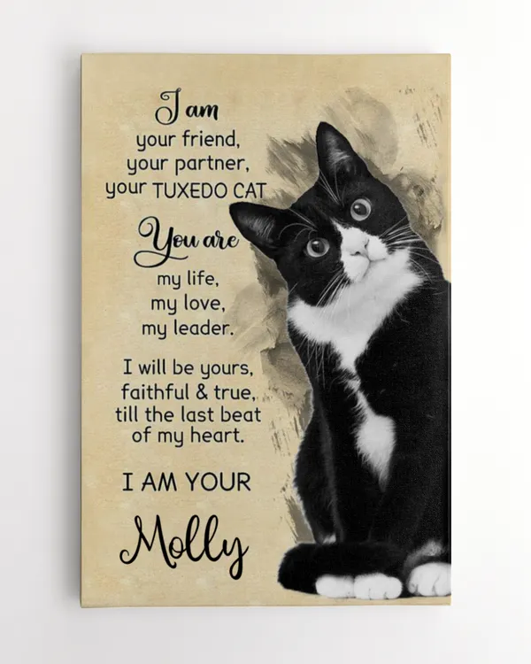 Tuxedo Cat - Custom Name