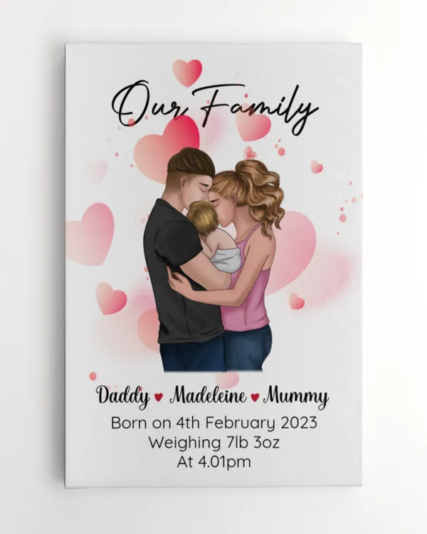 Ready To Hang Portrait Canvas (3 sizes)