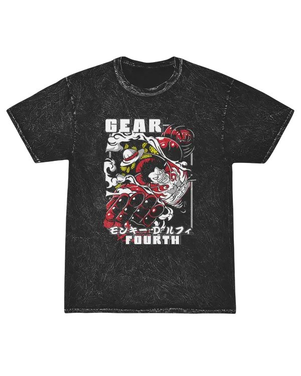 One Piece Gear 4 Monkey D. Luffy Short Sleeve Shirt Mineral Washed Tee