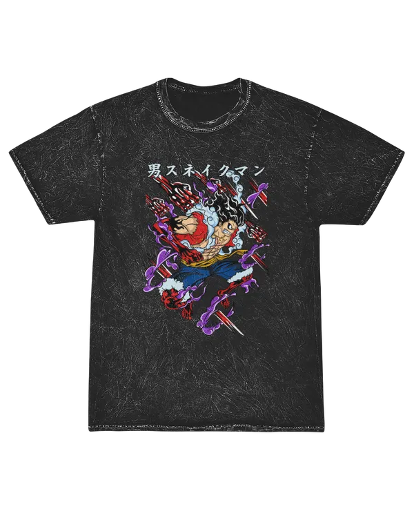 One Piece Gear 4 Monkey D. Luffy Short Sleeve Shirt Mineral Washed Tee