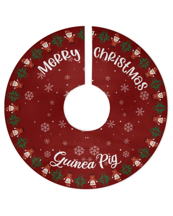 Guinea Pig Christmas Tree Skirt