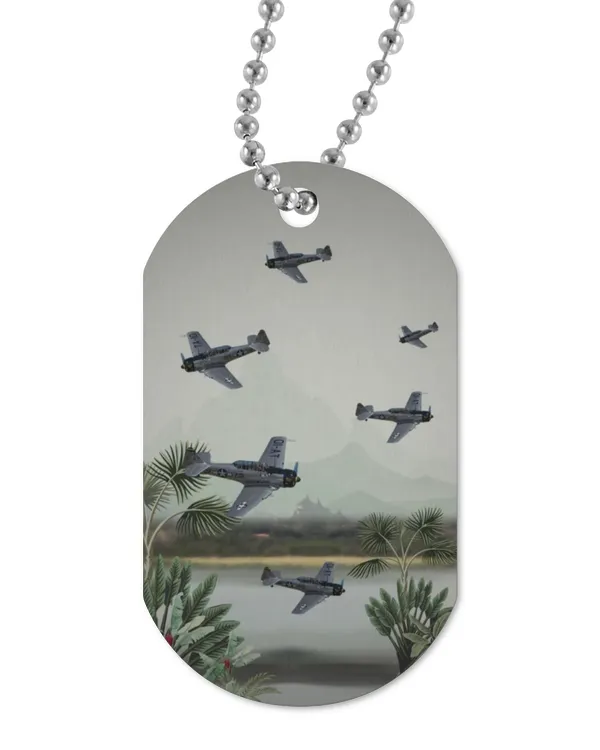 T-6 Texan - Mug And Dog Tag Collection