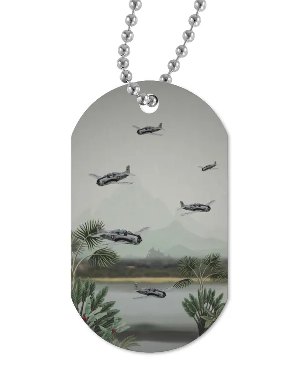 T-28 Trojan - Mug And Dog Tag Collection