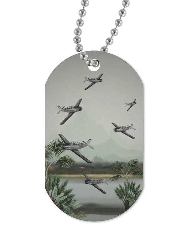 T-34 Mentor Airforce - Mug And Dog Tag Collection