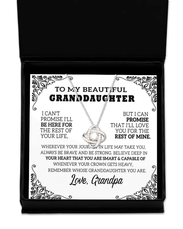 Love Knot Silver Necklace