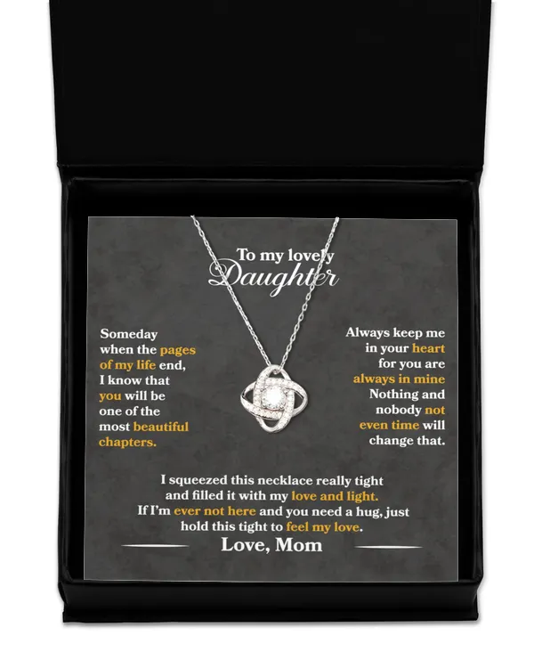 Love Knot Silver Necklace
