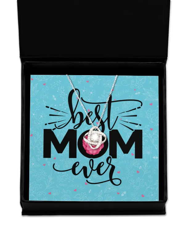 Love Knot Silver Necklace