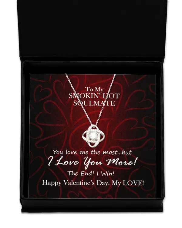 Love Knot Silver Necklace