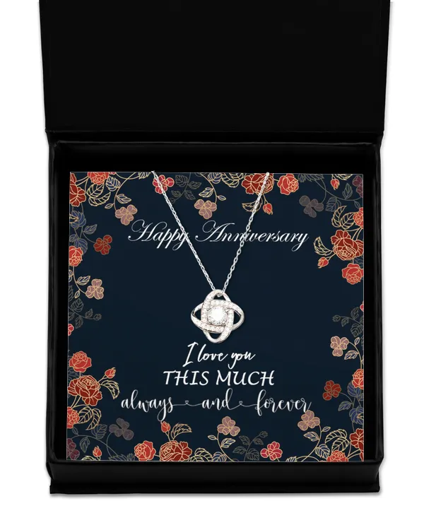 Love Knot Silver Necklace
