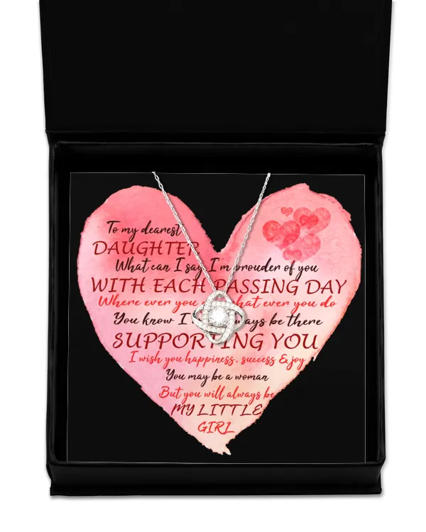 Love Knot Silver Necklace
