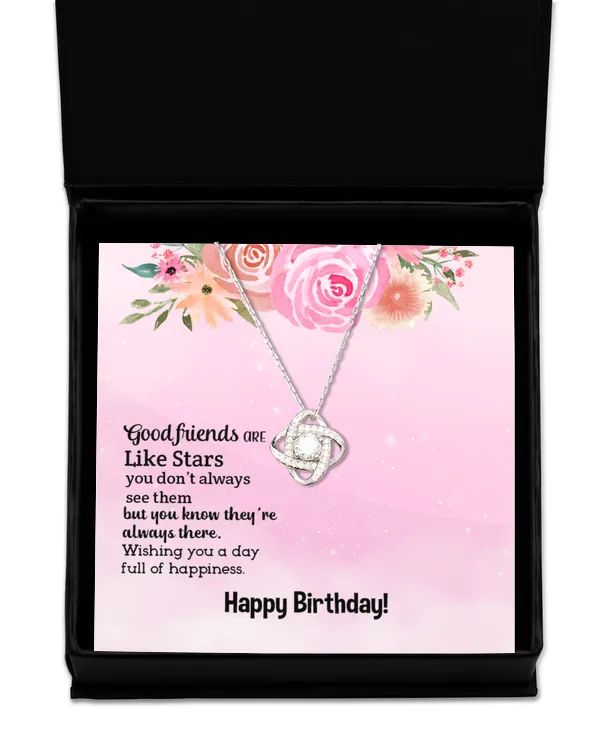 Love Knot Silver Necklace