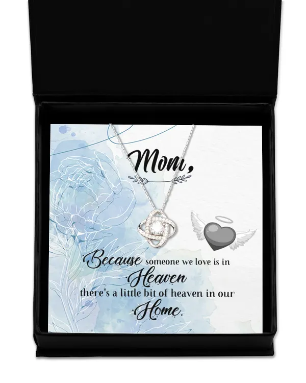 Love Knot Silver Necklace