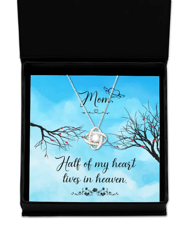 Love Knot Silver Necklace