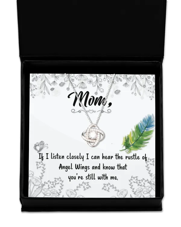 Love Knot Silver Necklace