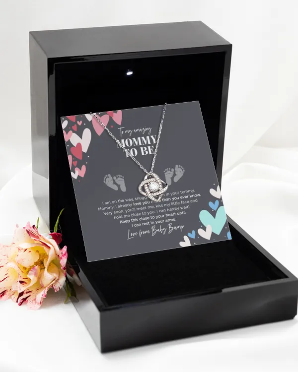 Love Knot Silver Necklace