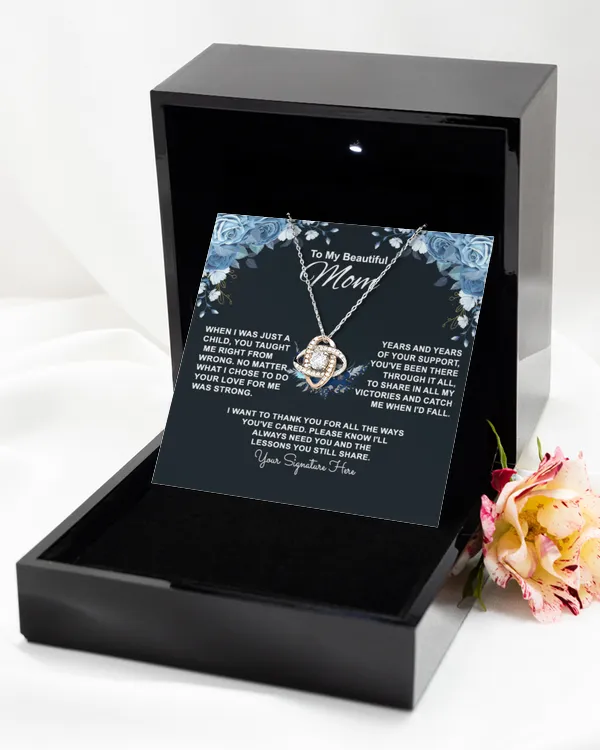 Gift for Mother, Mom Forever Love Necklace, Jewelry for Momlũ