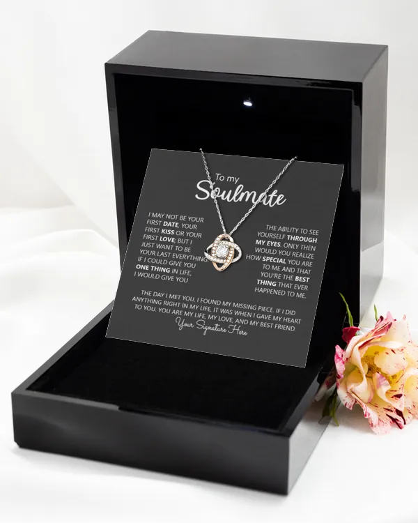 To My Soulmate | Your Last Everything | Eternal Hope Necklace