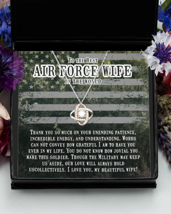Thank you so much -Air force wife