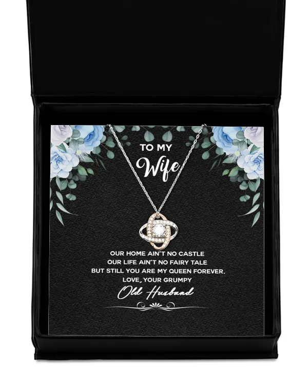 Love Knot Rose Gold Necklace