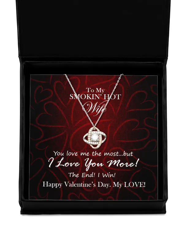 VA11 To My Smokin Hot Wife I love You More Jewelry