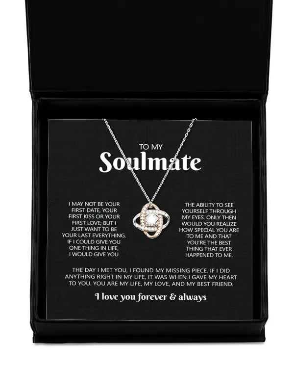 Love Knot Rose Gold Necklace