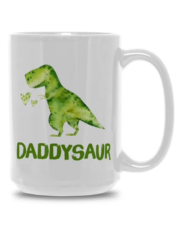 Personalised [T-REX] Funny [DaddySaur] Cute Dinosaur Gift / Family Mug, Personalized Mug, Gift for Dad, Father's Day Gift, Funny Dinosaur Mug, Mug For Dad, Butt Mug