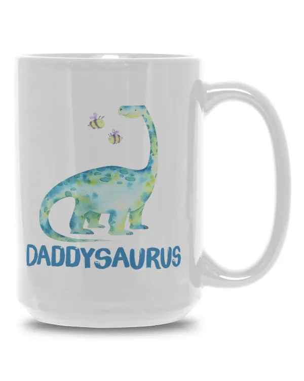 Personalised [BRACHIOSAURUS] Funny [DaddySaur] Cute Dinosaur Gift / Family Mug, Personalized Mug, Gift for Dad, Father's Day Gift, Funny Dinosaur Mug, Mug For Dad, Butt Mug