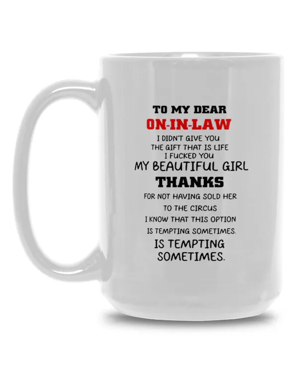 To My Dear [Personalized] My Beautiful Girl Thanks, Gift for Dad, Father's Day Gift, Birthday Gift Funny Dinosaur Mug, Mug For Dad