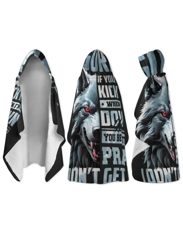 Hooded Plush Blanket (Made in the EU)