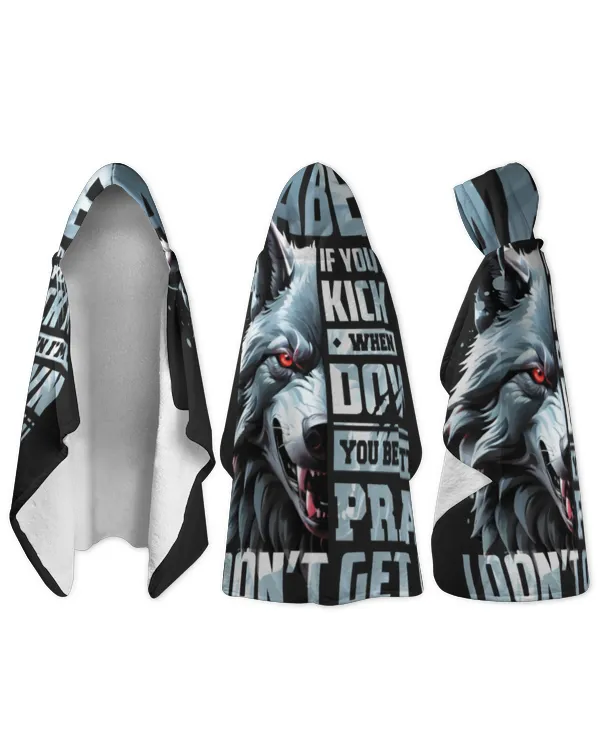 Hooded Plush Blanket (Made in the EU)