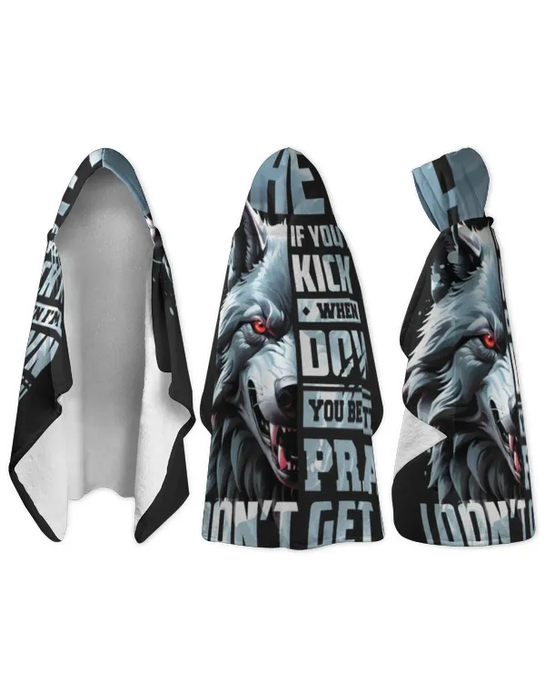 Hooded Plush Blanket (Made in the EU)