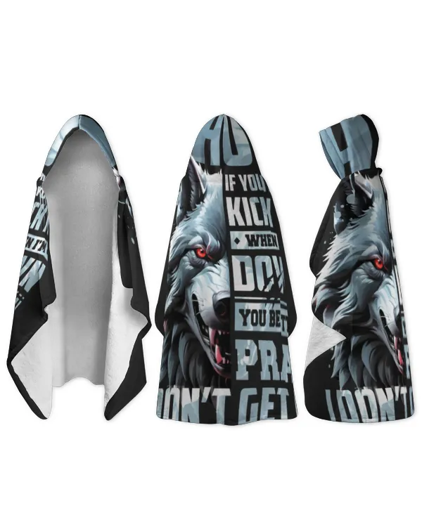 Hooded Plush Blanket (Made in the EU)