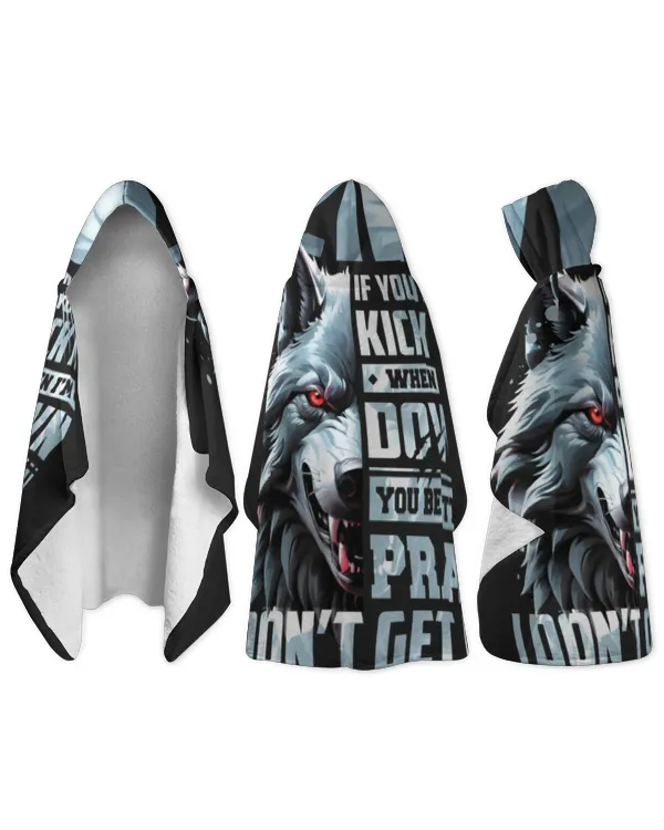 Hooded Plush Blanket (Made in the EU)