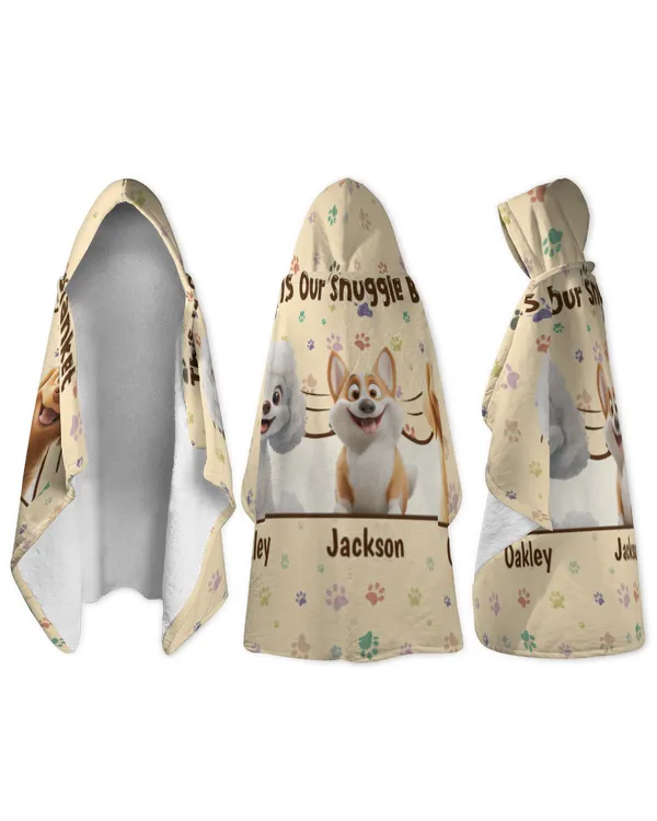 Hooded Plush Blanket (Made in the EU)