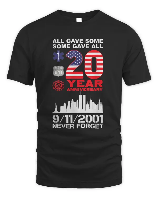 Never Forget 911 20th Anniversary Patriot Day 2021
