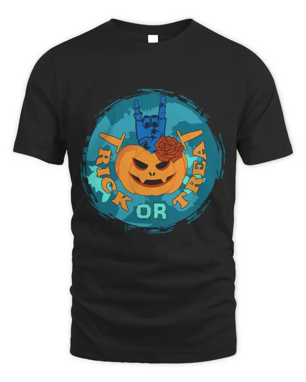 Trick or treat pumpkin halloween