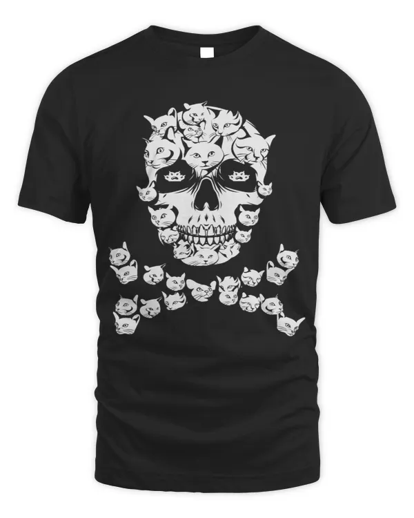 White cat skull